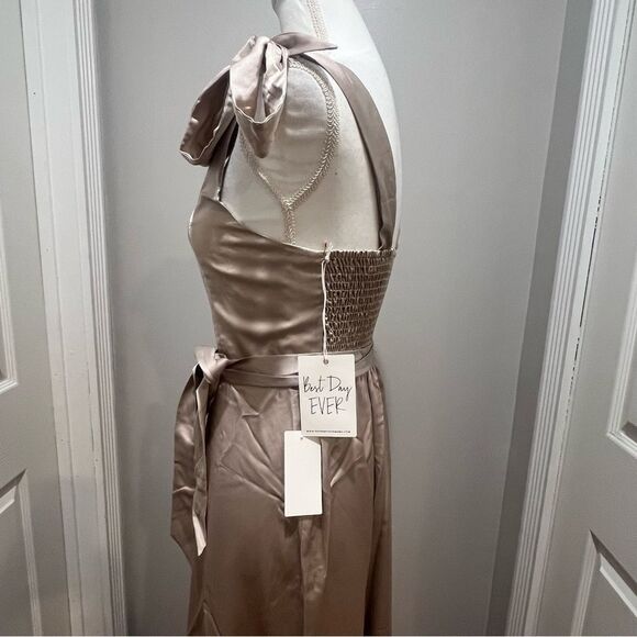 Show Me Your Mumu Claire Midi satin dress in size medium women's NWT - Picture 12 of 16